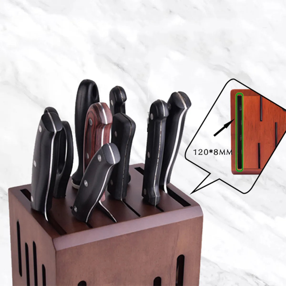 Wall-mounted Ventilated Kitchen Knife Holder